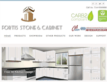 Tablet Screenshot of fortistone.com
